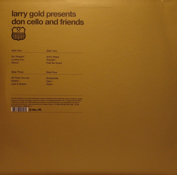 Larry Gold – Don Cello And Friends (2xLP) LP vinyl record, image 2 of 7