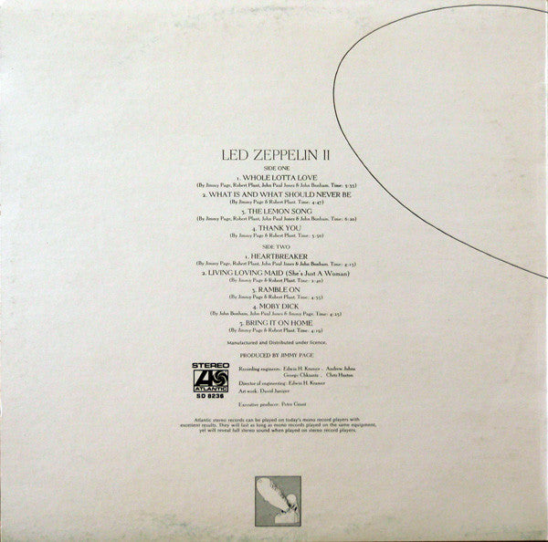 Led Zeppelin – Led Zeppelin II LP vinyl record, image 2 of 4