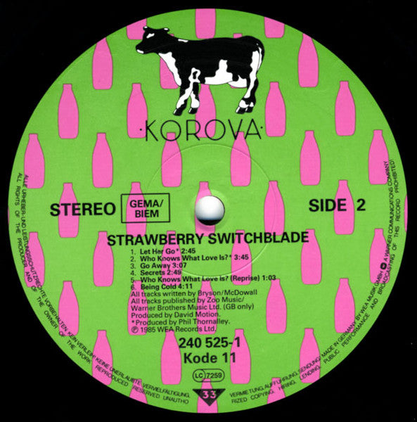 Strawberry Switchblade – Strawberry Switchblade LP vinyl record, image 4 of 6