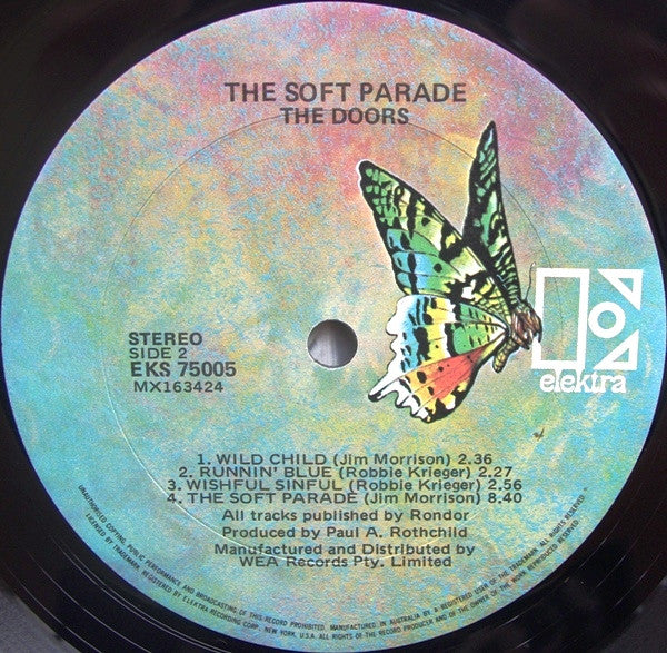 The Doors – The Soft Parade LP vinyl record, image 5 of 5