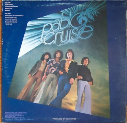 Pablo Cruise – Worlds Away LP vinyl record, image 2 of 2