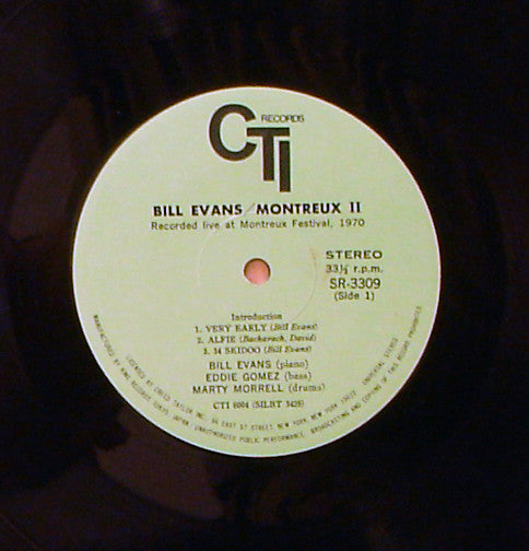 Bill Evans – Montreux II LP vinyl record, image 4 of 4