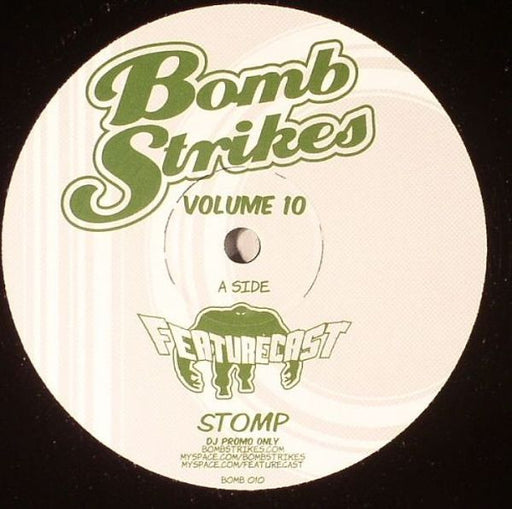 Feature Cast – Bomb Strikes Volume 10 12" vinyl record, image 1 of 2