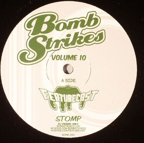 Feature Cast – Bomb Strikes Volume 10 12" vinyl record, image 1 of 2