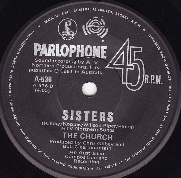 The Church – Too Fast For You (2x7") 7" vinyl record, image 3 of 8