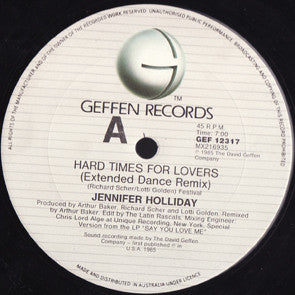 Jennifer Holliday – Hard Time For Lovers 12" vinyl record, image 2 of 3