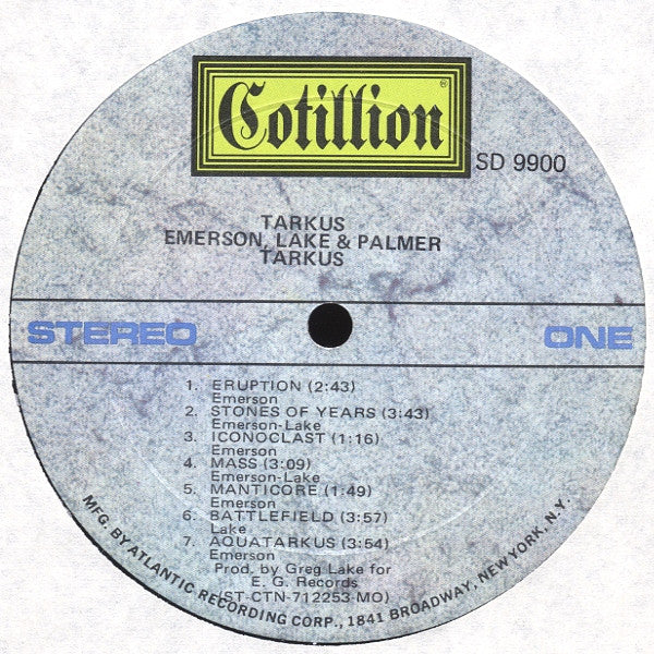 Emerson, Lake & Palmer – Tarkus LP vinyl record, image 5 of 7