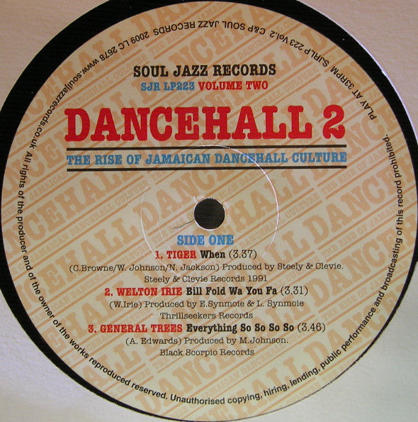 Various – Dancehall 2 (The Rise Of Jamaican Dancehall Culture) (Volume Two) (2xLP) LP vinyl record, image 6 of 6