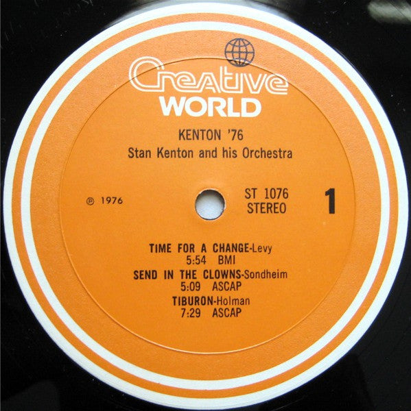 Stan Kenton And His Orchestra – Kenton '76 LP vinyl record, image 3 of 4