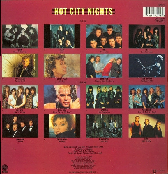 Various – Hot City Nights LP vinyl record, image 2 of 4