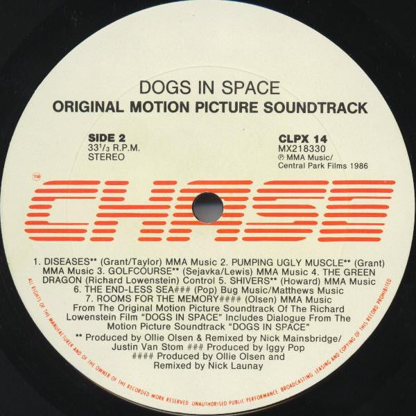 Various – Dogs In Space (Original Motion Picture Soundtrack) LP vinyl record, image 5 of 7