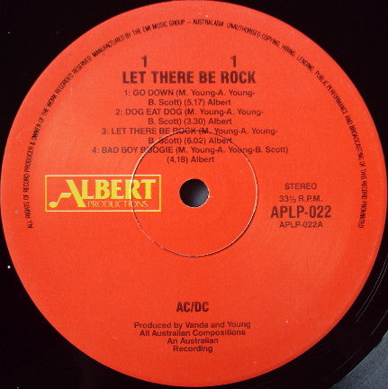 AC/DC – Let There Be Rock LP vinyl record, image 5 of 6