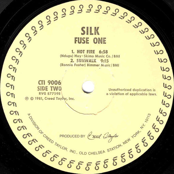 Fuse One – Silk LP vinyl record, image 6 of 7