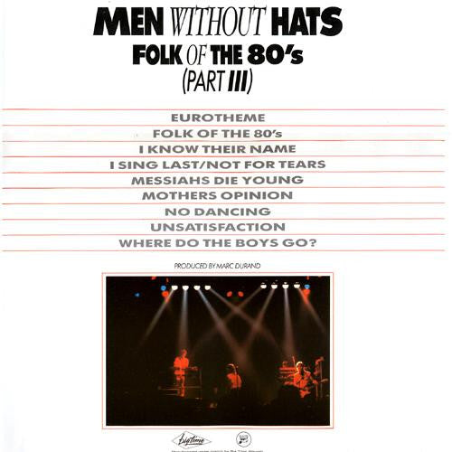 Men Without Hats – Folk Of The 80's (Part III) LP vinyl record, image 2 of 4
