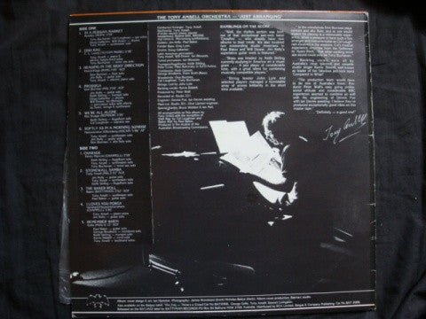 The Tony Ansell Orchestra – Just Arranging LP vinyl record, image 2 of 10