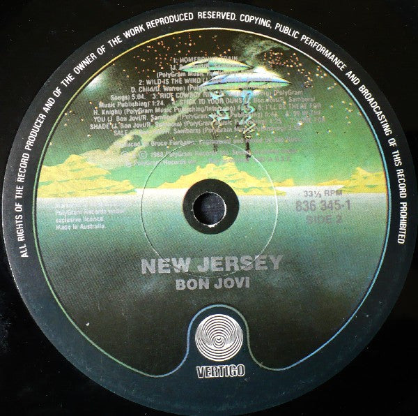 Bon Jovi – New Jersey LP vinyl record, image 4 of 8