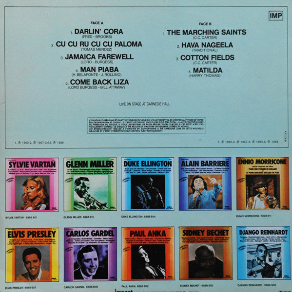 Harry Belafonte – Harry Belafonte LP vinyl record, image 2 of 4