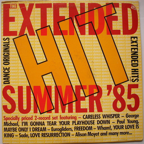 Various – The Extended Hit Summer '85 (2xLP) LP vinyl record, image 1 of 6