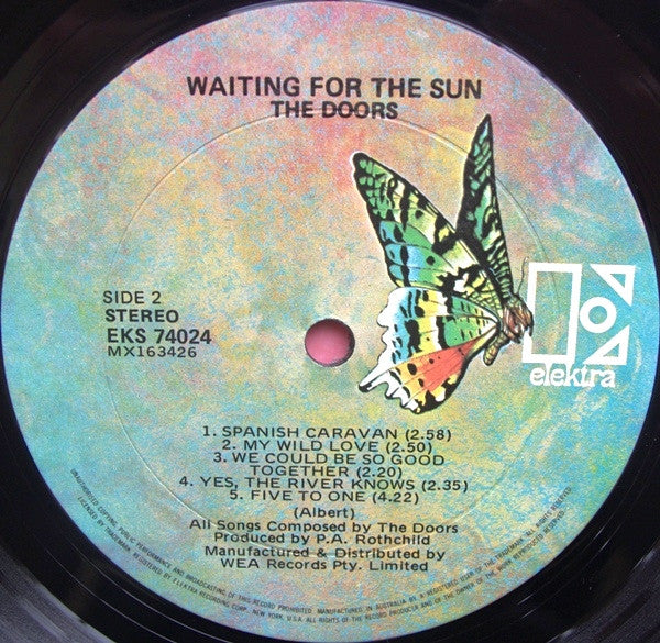 The Doors – Waiting For The Sun LP vinyl record, image 4 of 4