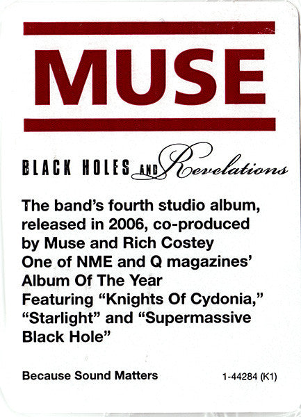 Muse – Black Holes And Revelations LP vinyl record, image 7 of 8