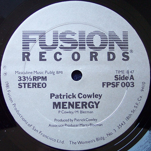 Patrick Cowley – Menergy