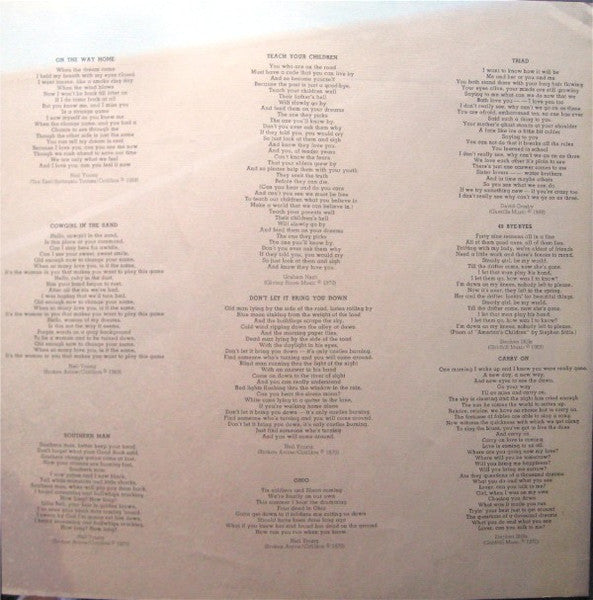 Crosby, Stills, Nash & Young – 4 Way Street (2xLP) LP vinyl record, image 9 of 10