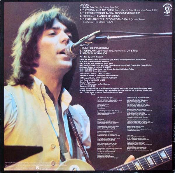 Steve Hackett – Spectral Mornings LP vinyl record, image 2 of 4