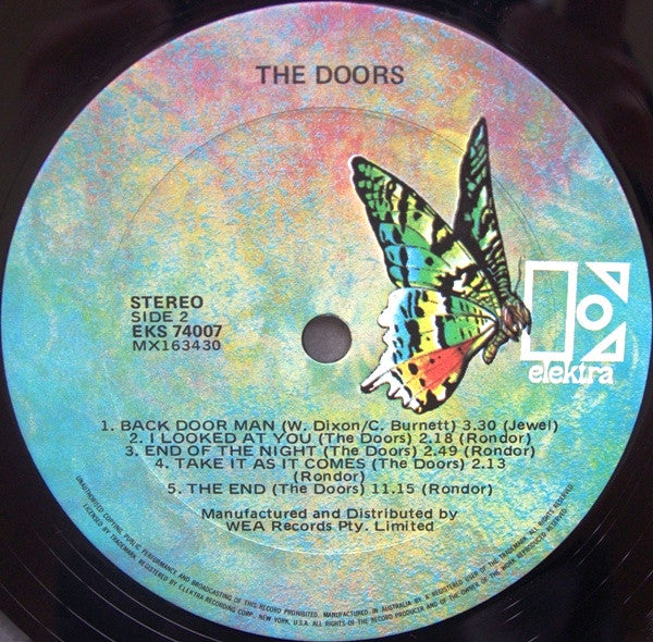 The Doors – The Doors LP vinyl record, image 4 of 4