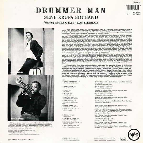 The Gene Krupa Big Band – Drummer Man LP vinyl record, image 2 of 4