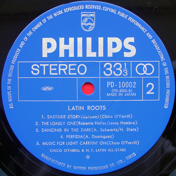 Chico O'Farrill, N.Y. Latin All Stars – Latin Roots LP vinyl record, image 6 of 9