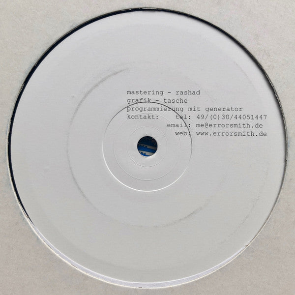 Errorsmith – Errorsmith #1 LP vinyl record, image 2 of 2