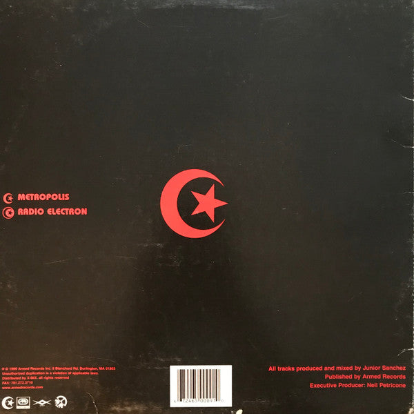 Junior Sanchez – Old Tracky Bastard 12" vinyl record, image 2 of 4