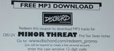 Minor Threat – Minor Threat 12" vinyl record, image 6 of 9