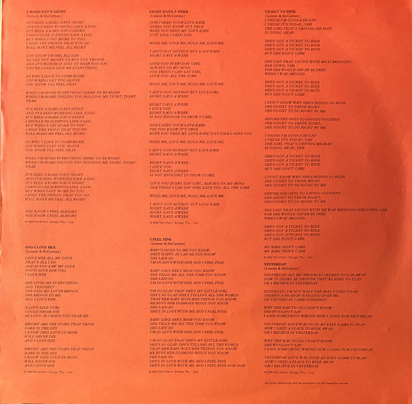 The Beatles – 1962-1966 (2xLP) LP vinyl record, image 10 of 10
