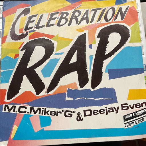 MC Miker G. & DJ Sven – Celebration Rap 12" vinyl record, image 1 of 4