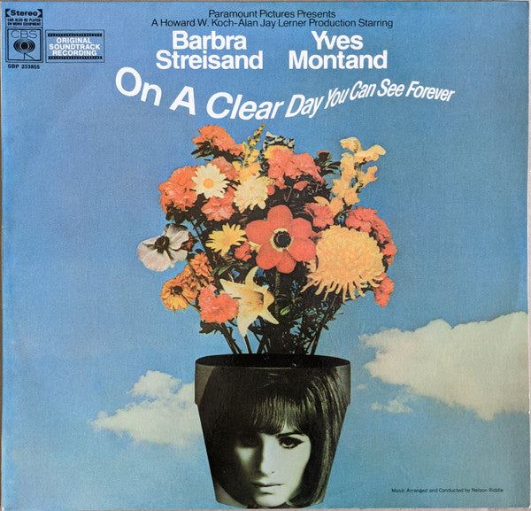 Barbra Streisand, Yves Montand – On A Clear Day You Can See Forever LP vinyl record, image 1 of 4