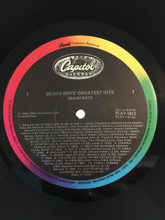 The Beach Boys – Beach Boys’ Greatest Hits LP vinyl record, image 3 of 4