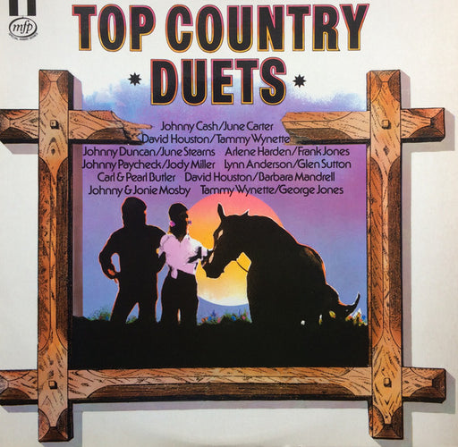 Various – Top Country Duets LP vinyl record, image 1 of 4