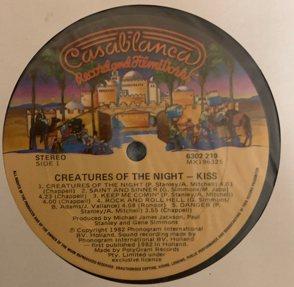 Kiss – Creatures Of The Night LP vinyl record, image 3 of 6