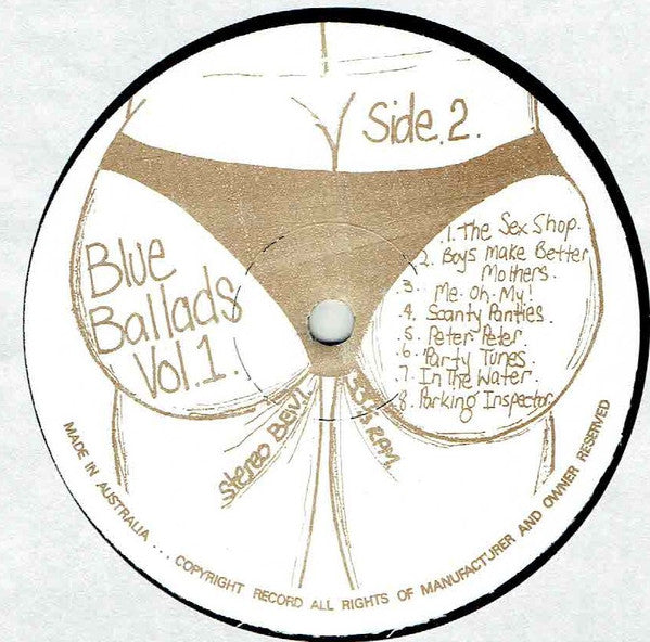 Argus Tuft – Blue Ballads Vol.1 LP vinyl record, image 4 of 4