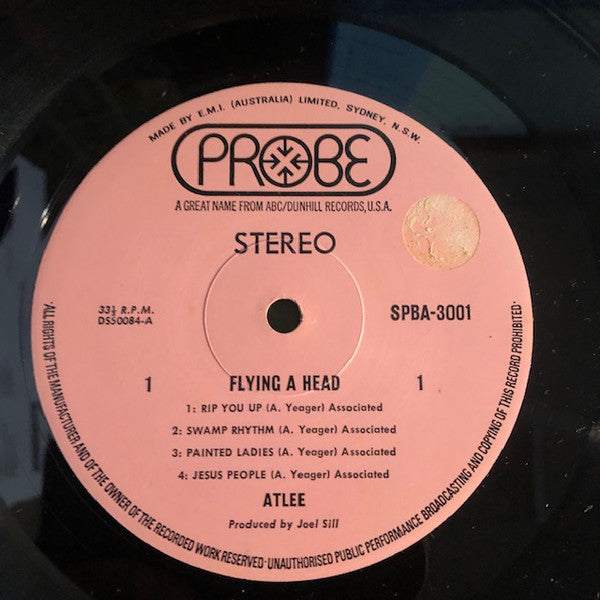 Atlee – Flying A Head LP vinyl record, image 3 of 4
