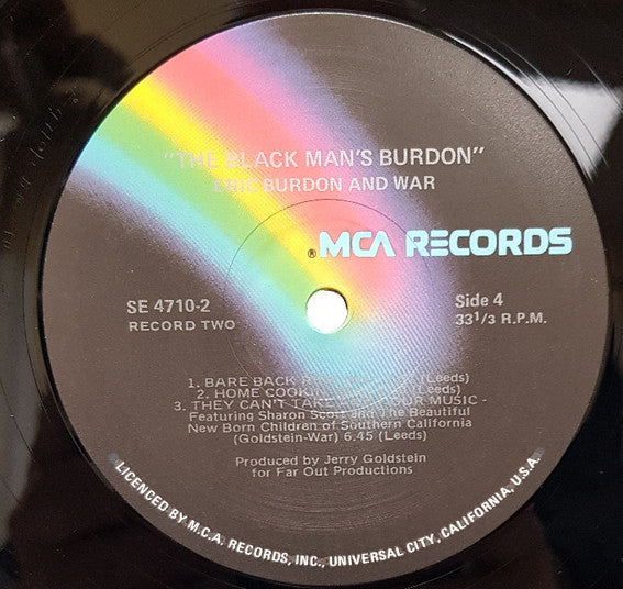 Eric Burdon & War – The Black-Man's Burdon (2xLP) LP vinyl record, image 7 of 7