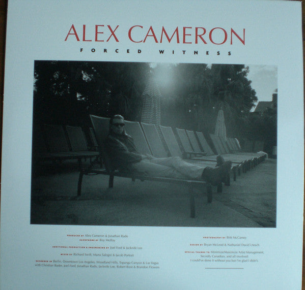 Alex Cameron – Forced Witness LP vinyl record, image 6 of 6