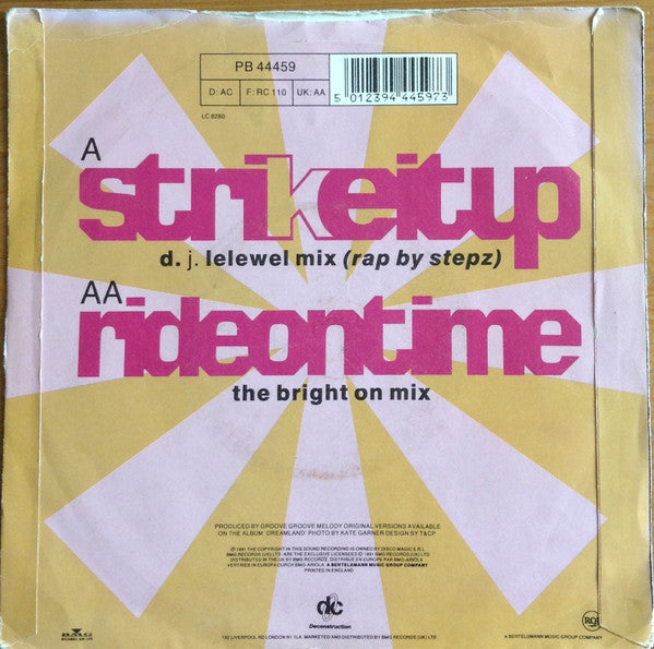 Black Box – Strike It Up (Remixed) 7" vinyl record, image 2 of 4