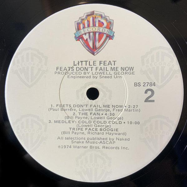 Little Feat – Feats Don't Fail Me Now LP vinyl record, image 3 of 3