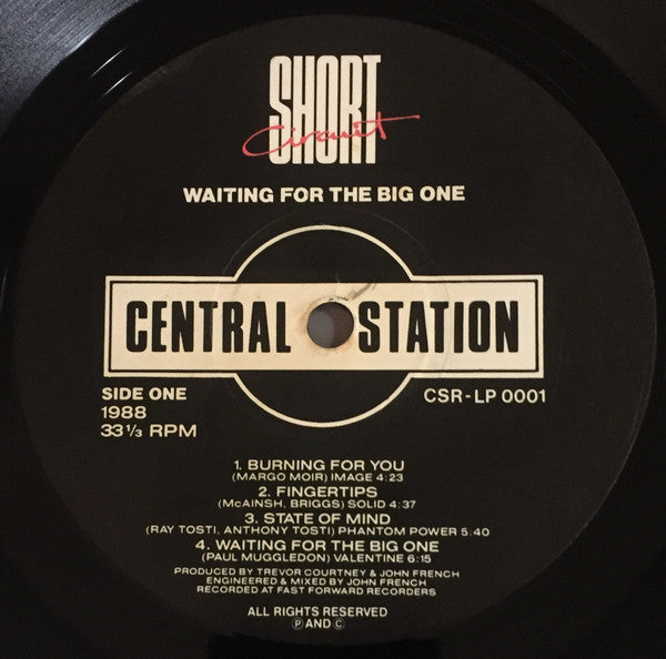Short Circuit, Lisa Edwards – Waiting For The Big One LP vinyl record, image 3 of 4