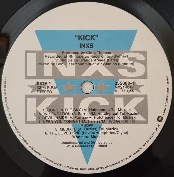 INXS – Kick LP vinyl record, image 6 of 7