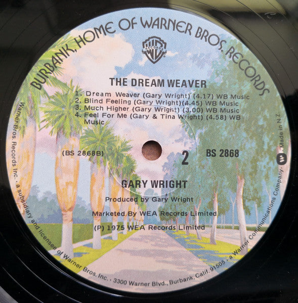 Gary Wright – The Dream Weaver LP vinyl record, image 4 of 4