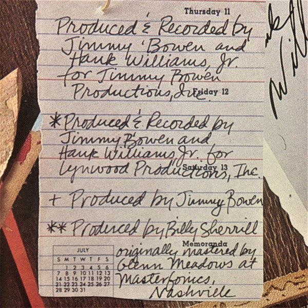 Hank Williams Jr. – Greatest Hits Volume 2 LP vinyl record, image 5 of 6