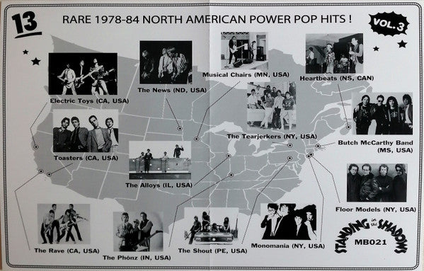 Various – Standing In The Shadows Vol. 3 (13 Rare 1978-84 North American Power Pop Hits!) LP vinyl record, image 5 of 5